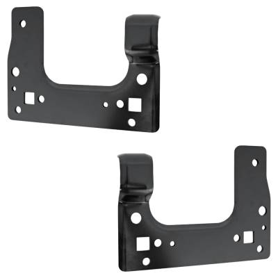 Rareelectrical - New Rear Left And Rear Right Bumper Bracket Compatible With Ford F-150 Lariat 6 Cyl 2.7L F-150