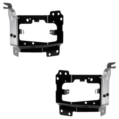 Rareelectrical - New Front Left Outer And Front Right Outer Bumper Bracket Compatible With Chevrolet Silverado 1500