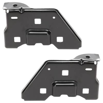 Rareelectrical - New Front Left Inner And Front Right Inner Bumper Bracket Compatible With Chevrolet Gmc Sierra 1500