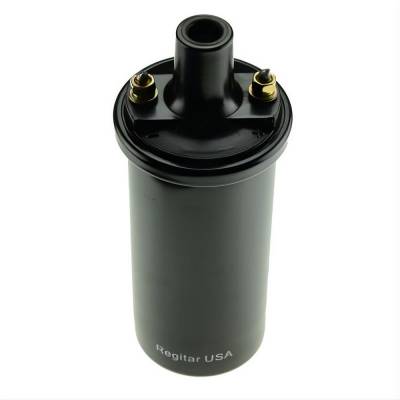 Rareelectrical - Ignition Coil Compatible With 1939-1975 Farmall Tractors 100/130 2.0L Universal Ignition Coil 2-Pin