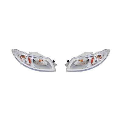 Rareelectrical - New Headlight Pair Fits International Hd Truck 8500 2002-2011 Halogen 4020417C91