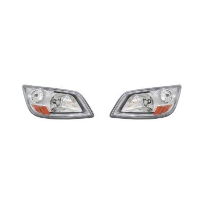 Rareelectrical - New Pair Of Headlight Fits Hino Heavy Duty Truck 600 Series 2012-2017 81150E0530