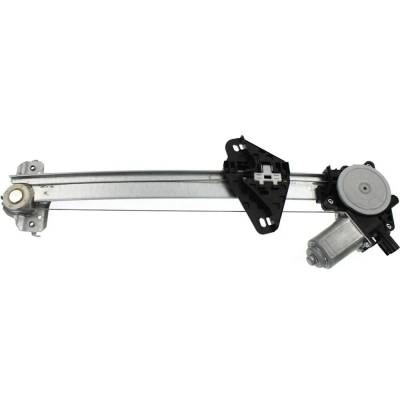 Rareelectrical - New Left Rear Window Regulator With Motor Compatible With Honda Fit Dx-A Fit Base Fit Sport Fit Lx