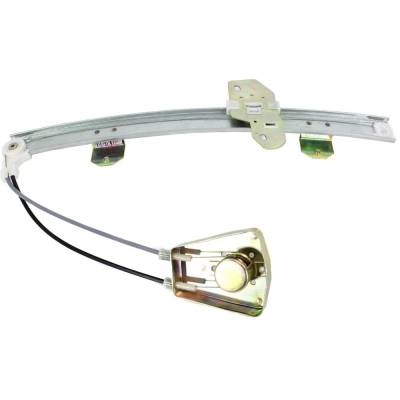 Rareelectrical - New Left Front Hand-Crank Window Regulator Compatible With Honda Civic Value Package 4 Cyl 1.6L Hx 4