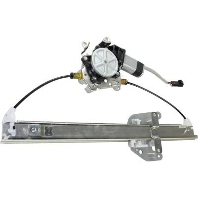 Rareelectrical - New Right Rear Window Regulator With Motor Compatible With Nissan Frontier Xe 6 Cyl 3.3L Frontier Le
