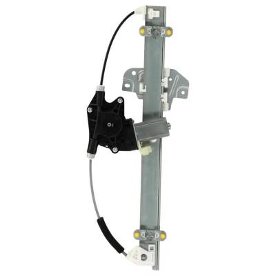 Rareelectrical - New Left Rear Window Regulator With Motor Compatible With Hyundai Kia Accent L 4 Cyl 1.6L Rio Sx 4