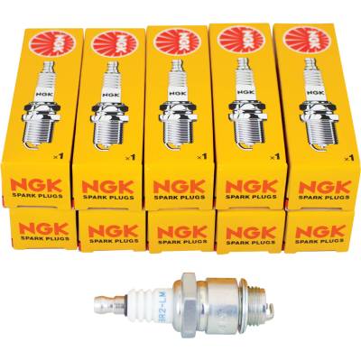 Rareelectrical - Spark Plug Pack Of 10 Resistor Compatible With Ngk Br2lm 5798 B2lm Champion Rj19lm J19lm Carlton