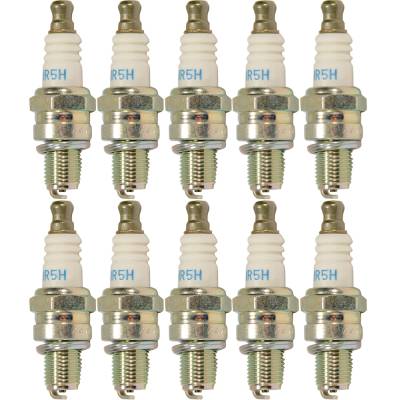 Rareelectrical - Cmr5h Spark Plug 10-Pack Compatible With Shindaiwa E4-A3000 E4-B3000 E4-B4000 E4-E3000 E4-Ht3000
