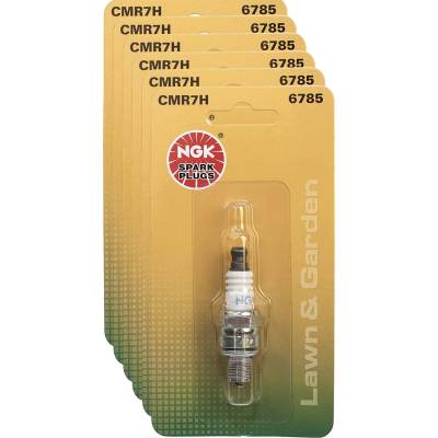 Rareelectrical - Ngk Cmr7h Spark Plug 6 Pack Compatible With Husqvarna 545 550Xp 562Xp T435 Echo Ppt-2620 Stihl 4-Mix