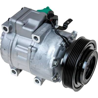 Rareelectrical - New 6-Groove Pulley A/C Compressor Compatible With Hyundai Kia Sorento Base 4 Cyl 2.4L Optima Sx 6
