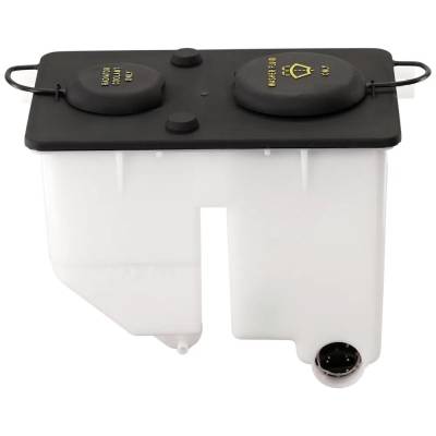 Rareelectrical - New Coolant Reservoir Compatible With Ford F-350 Xl 8 Cyl 7.5L F-150 Xlt 8 Cyl 4.6L F-250 Xlt 6 Cyl