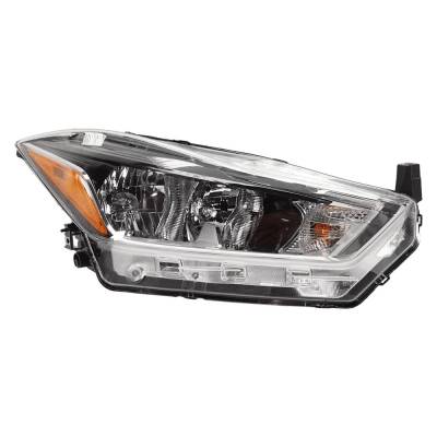 Rareelectrical - Headlight Compatible With 2018-2020 Nissan Kicks 1.6L I4 Hr16de Right Passenger Side Halogen
