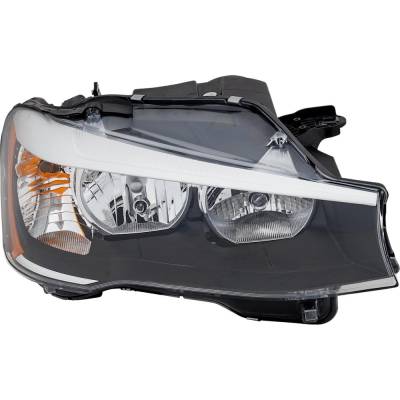 Rareelectrical - Headlight Compatible With 2015-2018 Bmw X4 X3 2.0L 3.0L I4 B48 B58/S58 Right Passenger Side Halogen