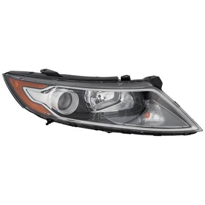 Rareelectrical - Headlight Compatible With 2011-2013 Kia Optima 2.4L 2.0L I4 Right Passenger Side Halogen Repk100131q