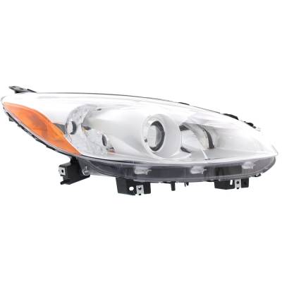 Rareelectrical - Headlight Compatible With 2012-2017 Mazda 5 2.3L 2.5L I4 L3 L5 Right Passenger Side Halogen