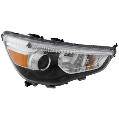 Rareelectrical - Headlight Compatible With 2011-2019 Mitsubishi Outlander Sport Rvr Right Passenger Side Halogen