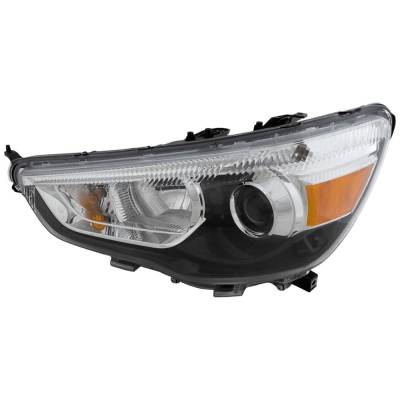 Rareelectrical - Headlight Compatible With 2011-2019 Mitsubishi Outlander Sport Rvr Left Driver Side Halogen