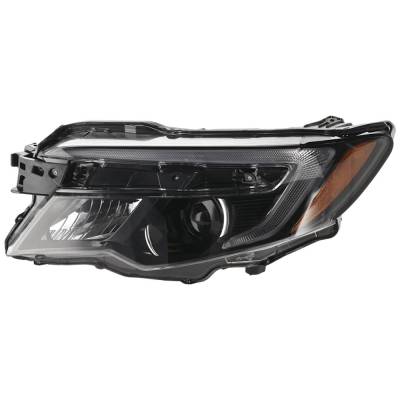 Rareelectrical - New Headlight Compatible With 2016-2020 Honda Pilot Ridgeline 3.5L V6 J35y6 Left Driver Side Halogen