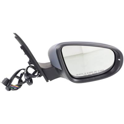 Rareelectrical - New Side Mirror Compatible With 2010-2014 Volkswagen Golf Gti 2.5L 2.0L I5 Cbua/Cbta Ccta/Cczb Right