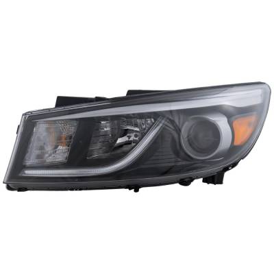 Rareelectrical - New Headlight Compatible With 2015-2018 Kia Sedona 3.3L V6 Left Driver Side Halogen Repk100196q