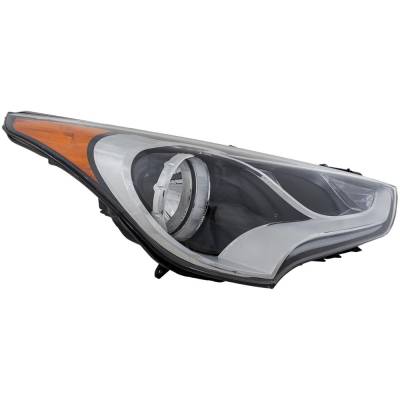 Rareelectrical - Headlight Compatible With 2012-2017 Hyundai Veloster 1.6L I4 Gamma Right Passenger Side Halogen