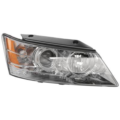 Rareelectrical - Headlight Compatible With 2009-2010 Hyundai Sonata 2.4L 3.3L I4 Right Passenger Side Halogen
