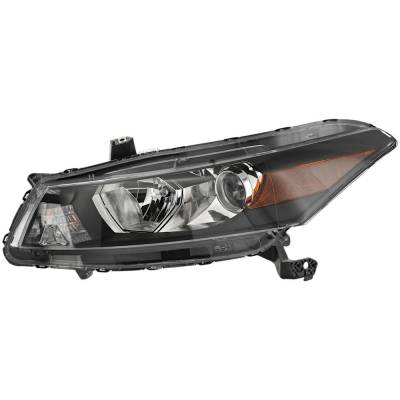 Rareelectrical - Headlight Compatible With 2008-2012 Honda Accord 2.4L 3.5L I4 K24z2/K24z3 J35z2 Left Driver Side