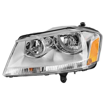 Rareelectrical - Headlight Compatible With 2008-2014 Dodge Avenger 2.4L 3.6L I4 Ed3 Left Driver Side Halogen