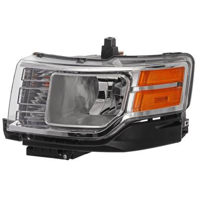 Rareelectrical - New Headlight Compatible With 2009-2012 Ford Flex 3.5L V6 Duratec Left Driver Side Halogen