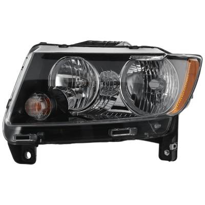 Rareelectrical - Headlight Compatible With 2013-2017 Jeep Compass 2.4L 2.0L I4 Ed6 Left Driver Side Halogen
