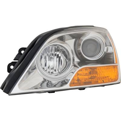 Rareelectrical - Headlight Compatible With 2007-2008 Kia Sorento 2.4L 3.3L I4 Theta Lambda Left Driver Side Halogen