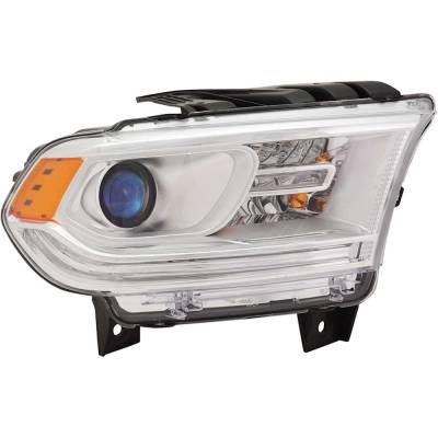 Rareelectrical - Headlight Compatible With 2016-2020 Dodge Durango 3.6L 5.7L V6 Hellcat Right Passenger Side Halogen