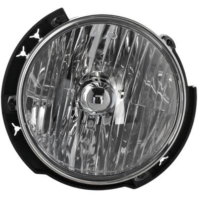 Rareelectrical - Headlight Compatible With 2007-2018 Jeep Wrangler Wrangler Jk 3.6L 2.0L V6 Gme-T4 Right Passenger