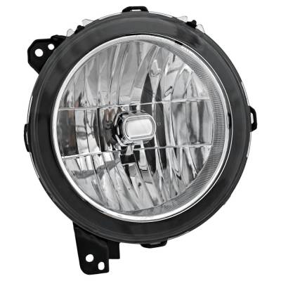 Rareelectrical - Headlight Compatible With 2018-2024 Jeep Wrangler Gladiator 3.6L 2.0L V6 Gme-T4 Left Driver Side
