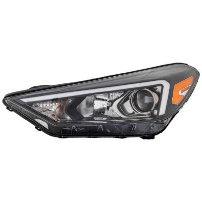 Rareelectrical - New Headlight Compatible With 2019-2021 Hyundai Tucson 2.0L 2.4L I4 Left Driver Side Halogen