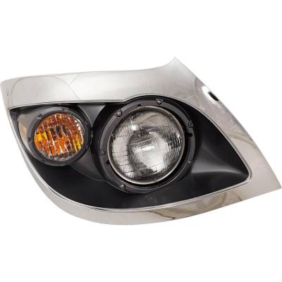 Rareelectrical - Headlight Compatible With 2008-2019 International Workstar 7600 Workstar 7700 Right Passenger Side