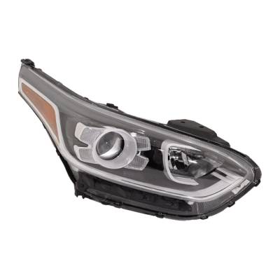 Rareelectrical - New Headlight Compatible With 2019-2021 Kia Forte 2.0L 1.6L I4 Right Passenger Side Halogen