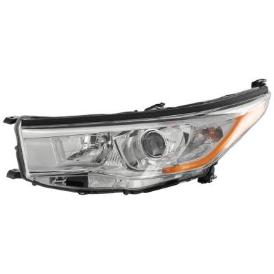 Rareelectrical - Headlight Compatible With 2014-2016 Toyota Highlander 2.7L 3.5L I4 Left Driver Side Halogen