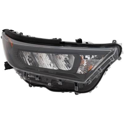 Rareelectrical - Headlight Compatible With 2022 Toyota Rav4 2.5L I4 A25a-Fks A25a-Fxs Right Passenger Side Led