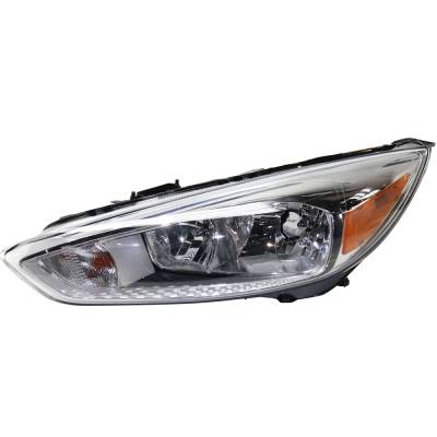Rareelectrical - Headlight Compatible With 2015-2018 Ford Focus 2.0L 1.0L I4 Ti-Vct Ecoboost Left Driver Side Halogen