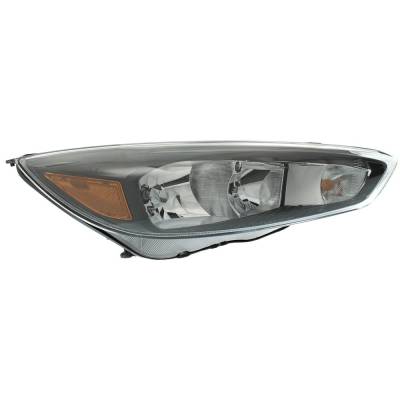 Rareelectrical - Headlight Compatible With 2015-2018 Ford Focus 2.0L 1.0L I4 Ti-Vct Ecoboost Right Passenger Side