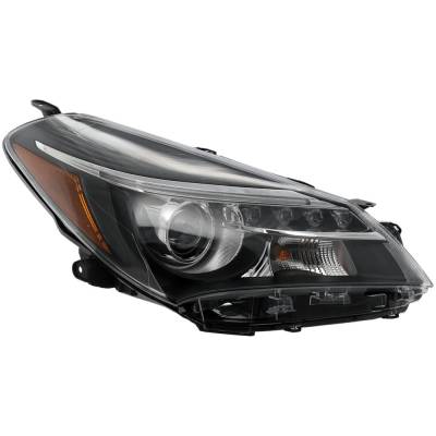 Rareelectrical - New Headlight Compatible With 2015-2017 Toyota Yaris 1.5L I4 Right Passenger Side Halogen