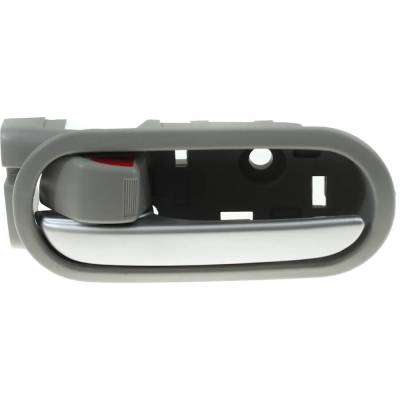 Rareelectrical - Front Or Rear Driver Side Interior Door Handle Compatible With 2011-2014 Mazda 2 Gray Bezel With
