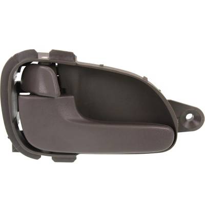 Rareelectrical - Front Driver Side Interior Door Handle Compatible With 1999-2002 Nissan Quest Mercury Villager Brown