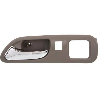 Rareelectrical - Front Driver Side Interior Door Handle Compatible With 1999-2006 Acura Tl Acura Mdx Beige Bezel