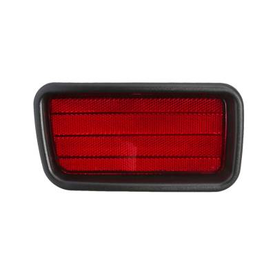 Rareelectrical - New Rear Bumper Reflector Light Left Driver Side Compatible With 1999-2004 Mitsubishi Montero Sport