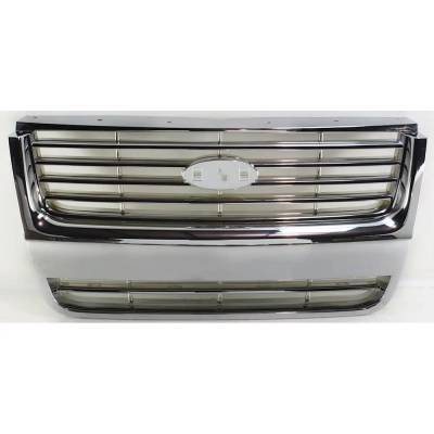 Rareelectrical - New Grille Assembly Compatible With Ford Explorer Eddie Bauer 8 Cyl 4.6L Explorer Eddie Bauer 6 Cyl