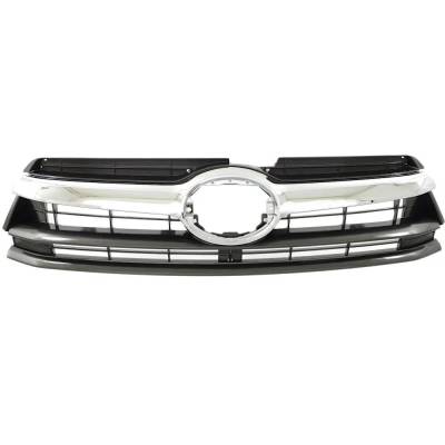 Rareelectrical - New Gray Grille Assembly Compatible With Toyota Highlander Hybrid Le 6 Cyl 3.5L Highlander Xle 6 Cyl