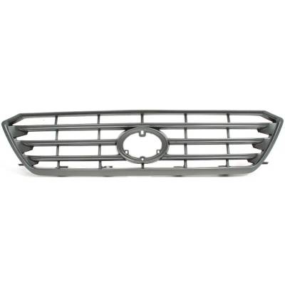 Rareelectrical - New Painted Gray Grille Assembly Compatible With Toyota Highlander Se 6 Cyl 3.5L Highlander Base 4