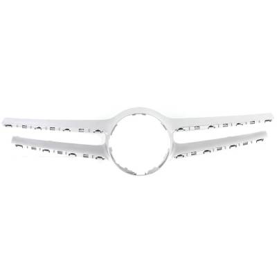 Rareelectrical - New Silver Grille Assembly Compatible With Mercedes Benz E300 4Matic 6 Cyl 3.5L E400 4Matic 6 Cyl